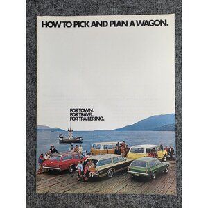 1972 Chevrolet How To Pick And Plan A Wagon Brochure Vintage Car Guide Vtg